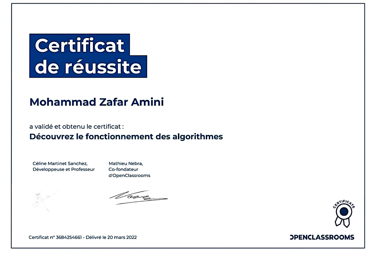 Certif Algérie